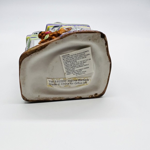 Hanna Barbera Scooby Doo Ceramic Haunted House Tea Light Candle Holder Halloween